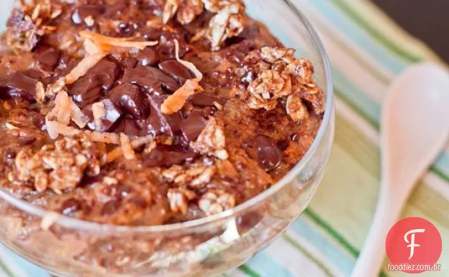 Aveia De Batata Doce De Chocolate Duplo