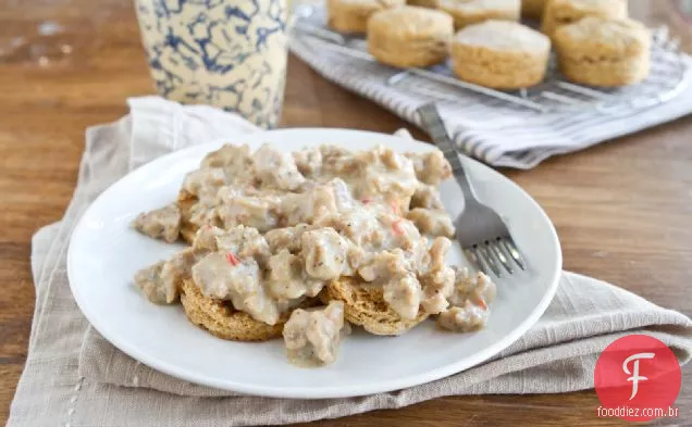Biscoitos De Batata Doce E Molho Vegetariano