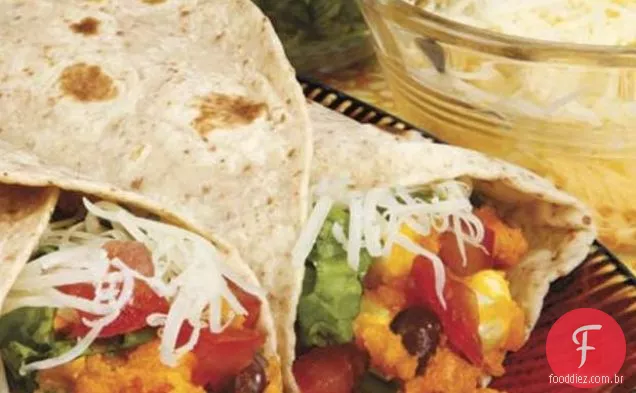 Burritos De Batata Doce Picante