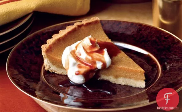 Torta de batata doce com Caramelo De Vinho Tinto