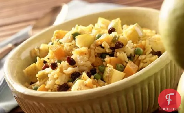 Batata Doce Com Curry-Apple Pilaf