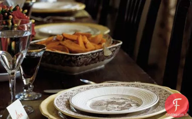 Fatias De Batata Doce Com Açúcar Mascavo