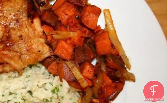 Coma Por Oito Dólares: Frango Assado Com Pimenta E Batata-Doce