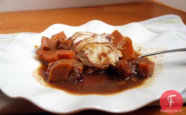 Tagine De Frango Com Batata Doce E Tâmaras