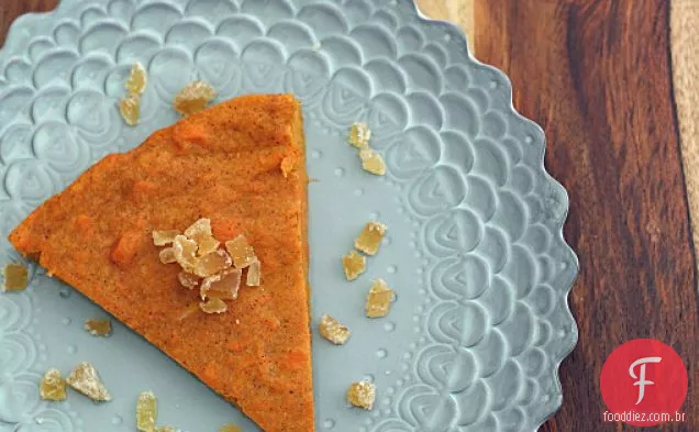 Torta De Cardamomo De Batata Doce Sem Crosta