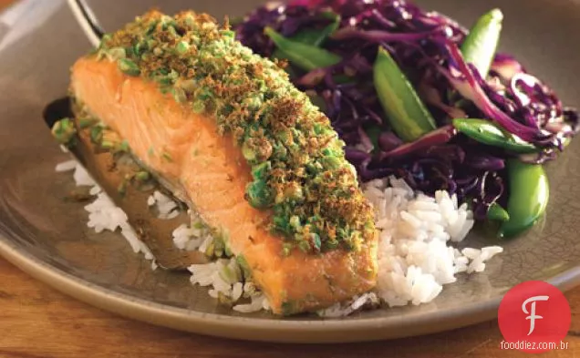 Salmão Wasabi Crocante Com Limão