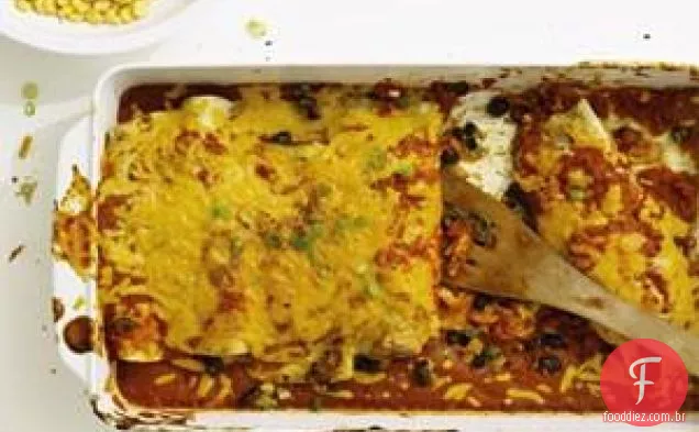 Enchiladas De Feijão Preto E Batata-Doce