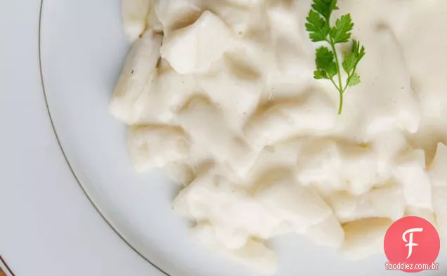 Nhoque Taro Com Creme Gruyere