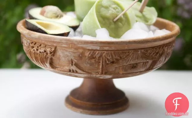 Paletas de Aguacate y Coco (picolés de abacate e Coco)
