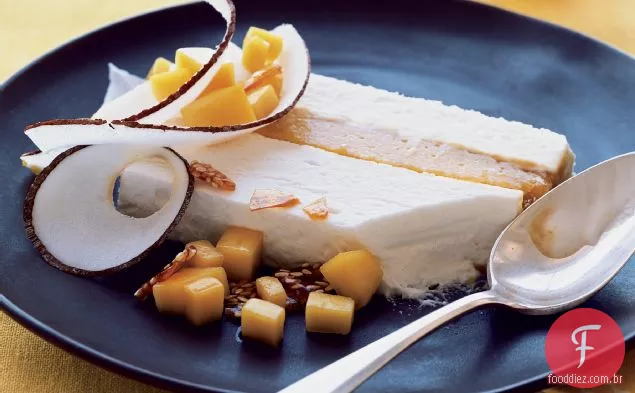 Manga fria e cremosa-Terrina de coco