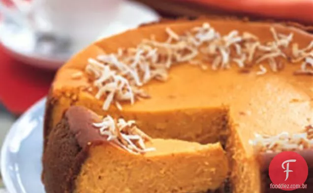 Cheesecake De Batata-Doce De Coco