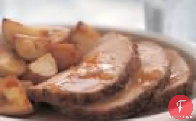 Lombo De Porco Assado Com Molho Pan