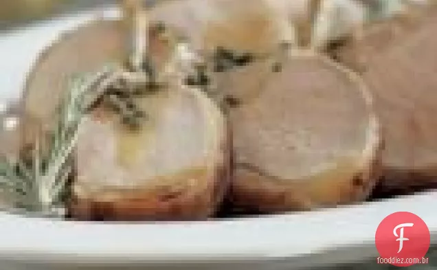 Lombo De Porco Assado Com Molho De Pimenta Verde