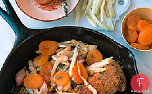 Lombo De Porco Com Ragu De Erva-Doce De Damasco