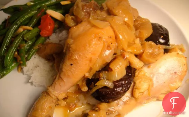 Cozinhe o livro: frango perfumado com figos