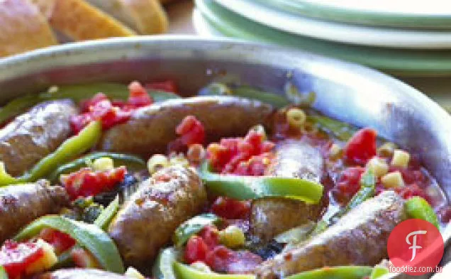 Salsicha E Ensopado De Pimenta