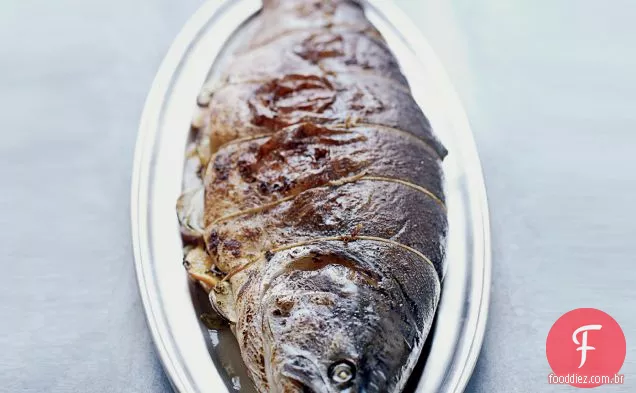 Salmão Selvagem Inteiro Recheado