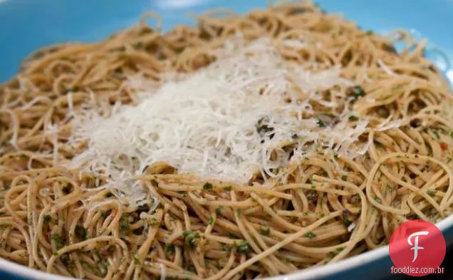 Pesto mexicano com arroz ou macarrão integral
