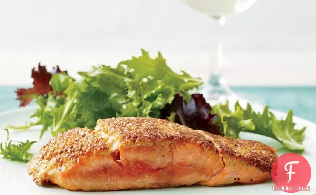 Salmão Com Mostarda Tripla