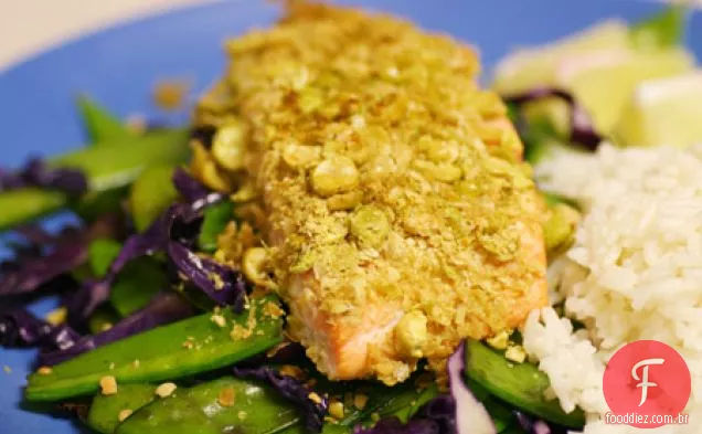 Salmão Wasabi Crocante Com Limão