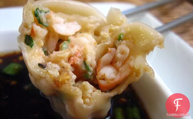 Receita De Camarão Wontons