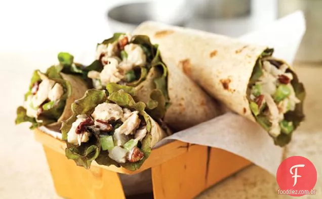 Envoltório Crocante Da Salada Do Atum