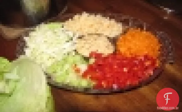 Frango Alface Wraps