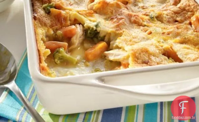 Torta De Frango de cabeça para baixo