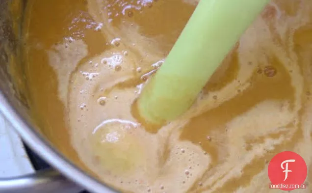 Sopa De Inhame E Lentilha Vermelha Com Curry