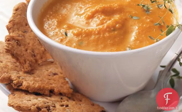 Sopa De Cenoura Assada