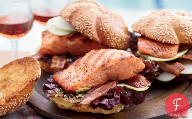 Salmão Vitrificado Grelhado
