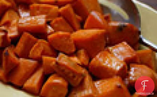 Mel de flores silvestres-e batata-doce vitrificada com uísque