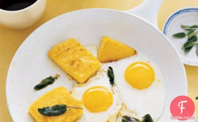 Polenta Frita, Ovos E Sálvia