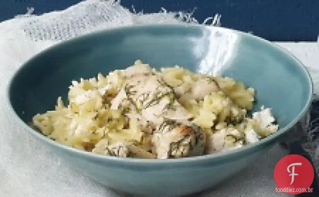 Frango, Limão E Endro Com Orzo