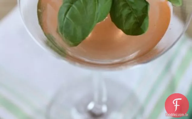 Morango-manjericão Martini