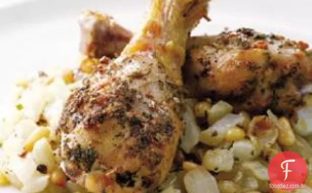 Frango Assado E Erva-Doce