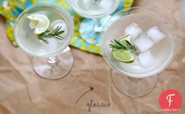 Rosemary Lime Cocktails