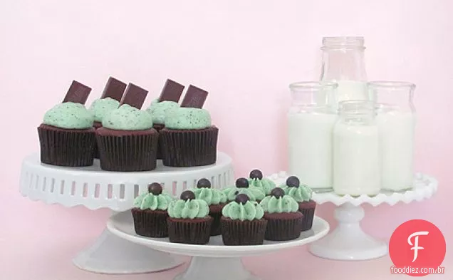 Mint Chocolate Chip Cupcakes