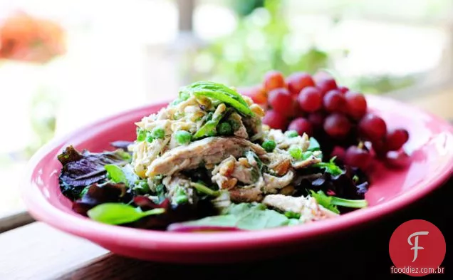 Salada De Frango Com Manjericão E Limão
