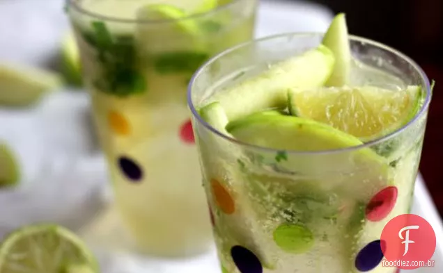 Apple-basil Mojitos