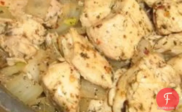 Frango grelhado e ervas