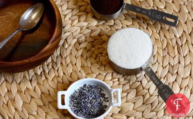 Esfoliação Corporal De Café E Açúcar De Lavanda
