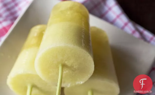 Pops De Gelo Com Capim-Limão