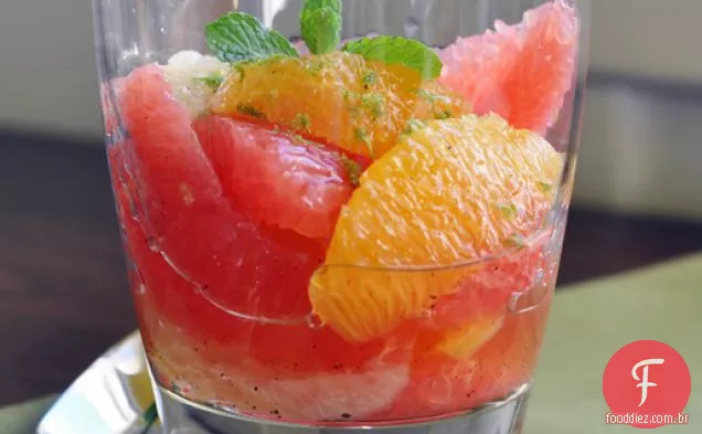 Salada Cítrica Com Xarope De Capim-Limão