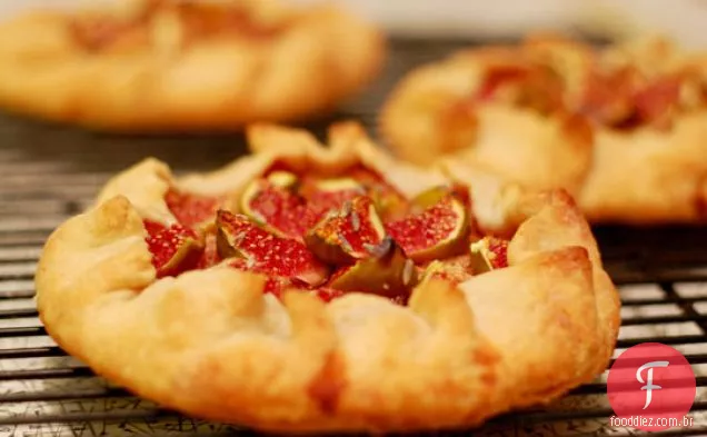 Figo E Lavanda Queijo De Cabra Galettes