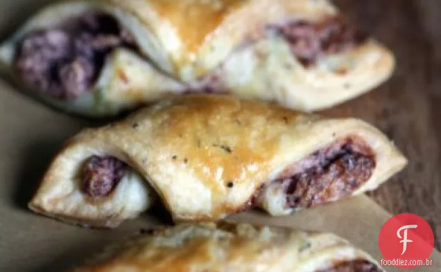 Queijo Creme, Azeitona E Alecrim Rugelach