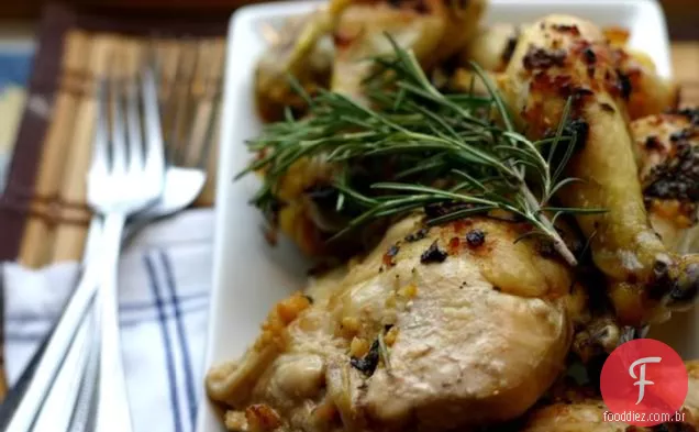 Rosemary Lemon Roast Chicken