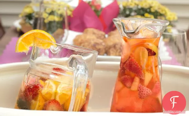 Receita De Sangria De Tomilho Framboesa