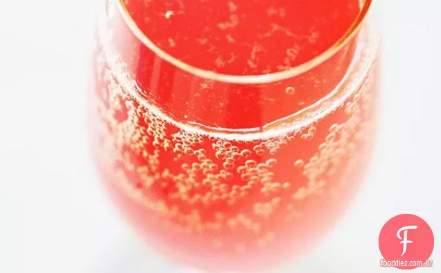 Rosemary Lemon Rhubarb Spritzer