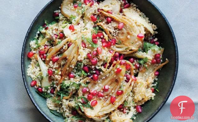 Quinoa, Erva-Doce E Salada De Romã